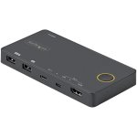 Conmutador KVM Startech 2 Puertos USB-C HDMI 4K 60Hz