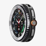 Funda Spigen Bezel Tune para Samsung Watch 8 Classic 46mm Acero Inoxidable Plata