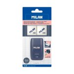 Radierer Milan Compact 1918 Blau mit Ersatzgummis