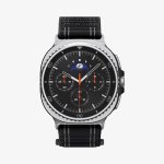 Cinturino Spigen WBF0 per Samsung Watch 8/8 Classic Tessuto Nero
