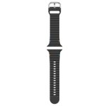 Correa de reloj Just in Case pour Apple Watch 40/41/42mm Silicium Noir