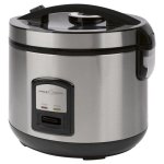 Olla Arrocera ProfiCook RK 1285 2 en 1 Negro/Plata 0,16 L