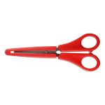 Forbici Scolari Milan 14.7 cm Punta Tonda con Custodia Rossa