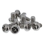 InLine 77784A Schraubenset M2 Vollgewinde Vernickeltes Stahl
