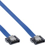 Cable SATA III InLine S-27701K 15 cm Azul Macho/Macho