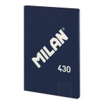 Quaderno A4 Incollato Milan 430 Carta Quadrettata 48 Fogli 95g Blu
