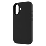 Funda para móvil Fixed MagFlow Cover Silicona Negra Compatible con iPhone 17 6,3"