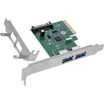 Scheda Interface InLine 76666N PCIe USB 3.2 Gen 2 10 Gbit/s