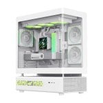 Case PC GameMax N90 WH Midi Tower ATX Bianca Vetro Temperato Mesh
