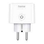 Tomada Inteligente Hama 00176654 Wi-Fi Controlo por voz para casa branca