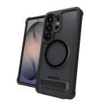 Funda para móvil Zagg Rainier Snap KS Cover Grapheno Noir avec support pour Galaxy S26
