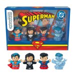 Sammelfigur Fisher-Price Little People Superman Through the Ages Multifarben