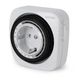 Reloj Temporizador Entac EMTM24-1E 230V 16A 3680W Negro y Blanco