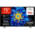 TV TCL QLED P8L 75P8L 75" 4K UltraHD 144Hz Smart TV Google TV HDR10 Dolby Vision