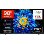 TV TCL QD Mini LED P8L 98P8L 98" 4K UltraHD 144Hz Smart TV Google TV HDR10 Dolby Vision
