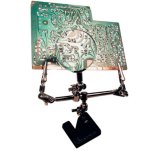 Soporte + Lupa para Soldadura Fixpoint 51199 Metálico Negro