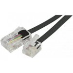 Câble Adaptateur RJ11 Mâle à RJ45 Mâle 2 mètres Noir Générique