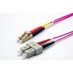Cable fibre optique multimode Genérique OM3 1 m connecteurs SC et LC