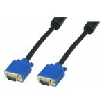 Cavo VGA 5 metri Maschio a Maschio Nero e Blu Generico