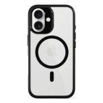 Funda para móvil Epico 93610101300003 Cover aluminio y TPU negro transparente para iPhone 16e