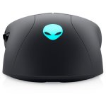 Ratón Dell Alienware AW320M USB Tipo A 3200 DPI Ambidiestro Negro 6 Botones