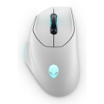 Ratón Dell Alienware AW620M Inalámbrico 26000 DPI Blanco RGB 7 Botones