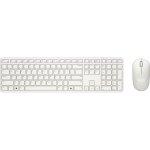 Clavier Dell Pro 5 KM526 sans fil complet avec souris optique blanche