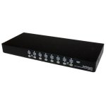 Conmutador KVM USB StarTech 16 puertos montaje rack 1U OSD VGA