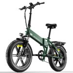 Bicicleta Eléctrica Zwheel Urban Flux Verde 250W 100 km Autonomía Plegable