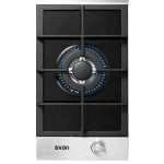 Placa de Gas Svan SVEC1BF Encimera 1 Fogón Wok Ignición Automática Negro
