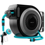 Avvolgitore automatico per tubo 10m Hydroshell 100 Pro Cecotec con Slowreturn e Smooth Technology