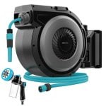 Schlauchwickler 20m Hydroshell 200 Pro Cecotec mit Langsam-Rücklauf und Glättetechnologie