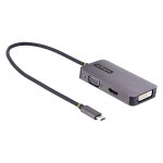 Adaptateur USB-C vers HDMI VGA DVI StarTech 4K 60Hz Aluminium