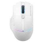 Ratón Machenike L8 Pro RF Wireless Bluetooth USB 26000 DPI Bianco Illuminazione