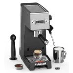Cafetière expresso Cuisinart EM160E 1,5 L 15 Bars avec mousseur à lait
