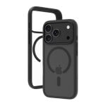 Funda para móvil Dbramante1928 Grenen MS Cover plástico negro resistente para iPhone 17 Pro