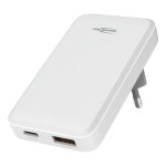 USB-C-Ladegerät 65W Ansmann 1001-0174 2 Ports Schnellladung PPS
