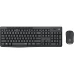 Tastatur Logitech MK295 Silent kabellos komplett mit Graphit-Maus