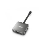 Laptop-Stand Urban Factory HUBEE LIGHT USB-C 100W HDMI Grau