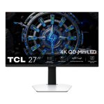 Monitor TCL C2 27C2A 27" UltraHD 4K 160Hz QLED IPS HDR1000 FreeSync Ajuste Altura 1ms