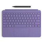 Teclado Microsoft EP2-33096 mecánico con touchpad y tejido alcántara violeta