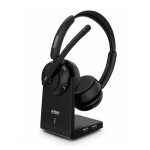 Auriculares Urban Factory MOVEE MAX inalámbricos Bluetooth Gaming con Cancelación de Ruido Negro