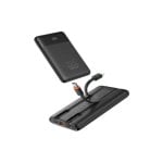 Power Bank Charmast W1202 10.000 mAh 22.5W Ultra Slim con cables integrados