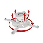 Supporto a soffitto per proiettore B-Tech BT899XL/W 25 kg Bianco 360°