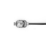 Cable antivol Compulocks CL15 Clé ronde Noir Argent