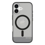 Funda para móvil Incase INPH190401-BLK Cover policarbonato negro translúcido para iPhone 16