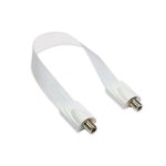 Cable Coaxial Alcasa SAT F 32 m Conectores F Blanco