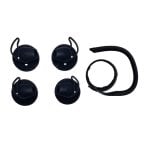 Auricolari Jabra Engage 65/75 wireless Bluetooth con ganci di fissaggio neri