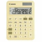 Calculadora simples Canon LS-125KB alimentada a bateria/solar 25 mm x 106 mm x 147 mm verde