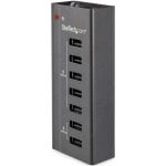 Cargador StarTech 7 Puertos USB Autónomo 5x1A 2x2A Montaje Pared